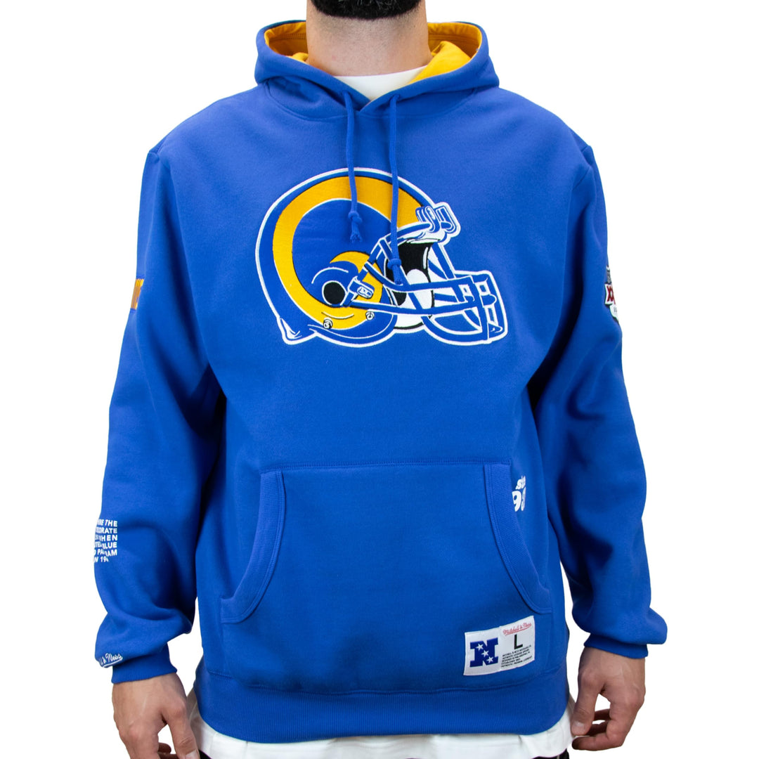 Mitchell & Ness Fleece Hoody - Origins Los Angeles Rams, S