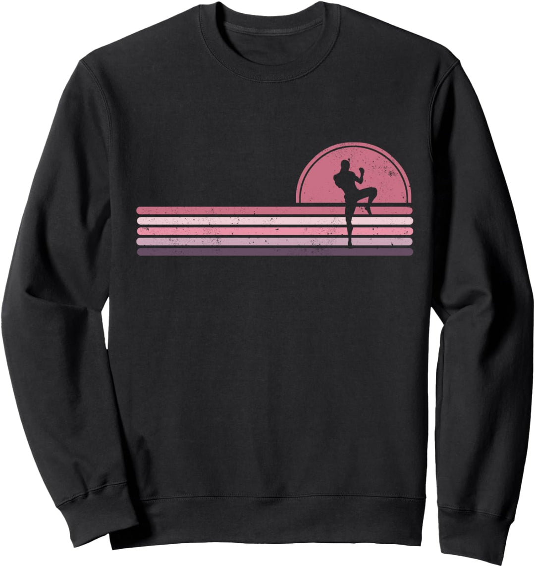 Muay Thai MMA Mixed Martial Arts Vintage Kickboxing Sweatshirt
