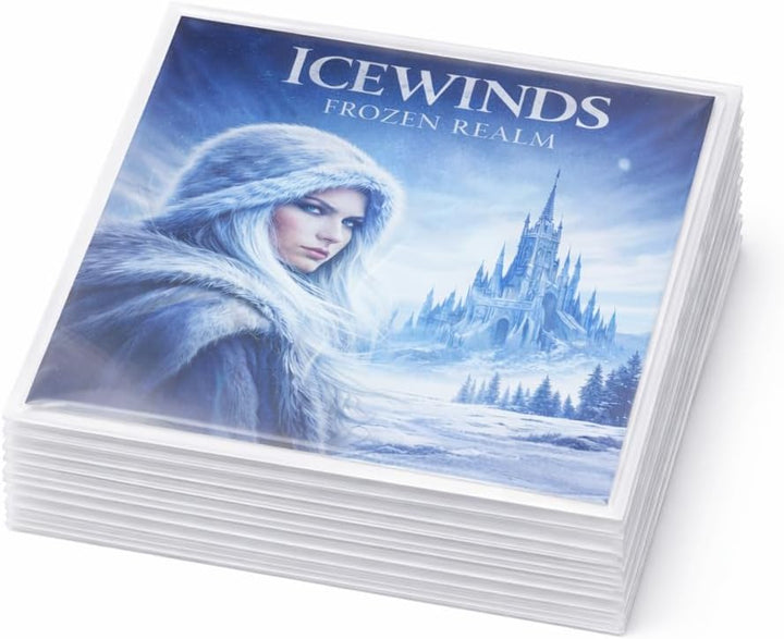 Mari-Medienverpackungen LP Hüllen 12" glasklar Schutz für Vinyl Langspielplatten (100 St.) 325 x 325