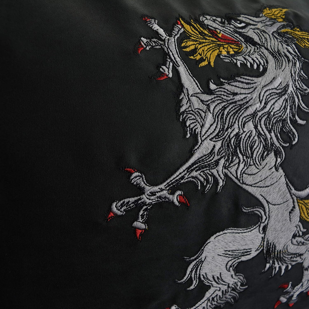 EXPRESS-STICKEREI Panther Kissen mit Motiv Kissenbezug | Wappen Steiermark Dekokissen mit Füllung Wo