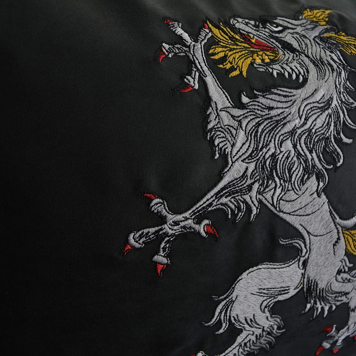 EXPRESS-STICKEREI Panther Kissen mit Motiv Kissenbezug | Wappen Steiermark Dekokissen mit Füllung Wo