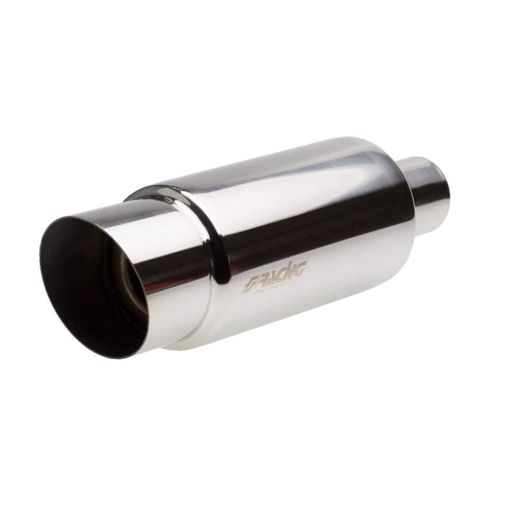 Simoni Racing ESR086 Exhaust Muffler Rounded, Inox