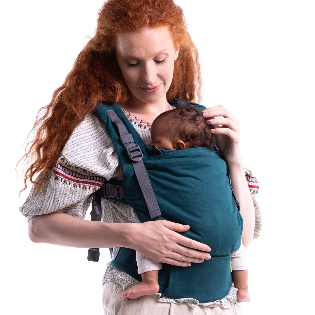 Boba X Babytrage Neugeborene ab Geburt (3-20 kg) - Hüftfreundliche Baby- &amp; Kindertrage mit verstellb