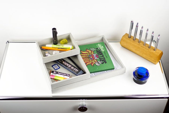 Ablagesystem aus Beton Ablageschalen Betonschale Dokumentenablage Schmuck Schreibtisch Organizer Abl