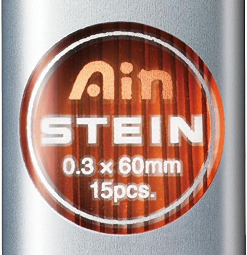 Pentel Ain STEIN C273 Feinmine, 15 Minen je Dose, 0.3 mm, Härtegrad 2B (12 Dosen)