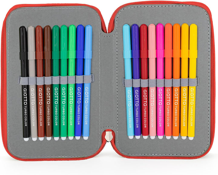 Clondo Paw Patrol Federmäppchen Kinder, 3 Organisierte Fächer, Maxi-Mäppchen, Federtasche Junge Gefü