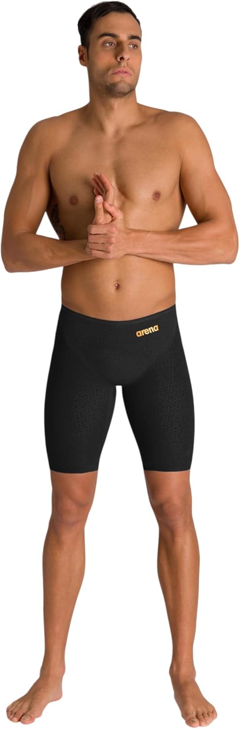ARENA Herren Powerskin Carbon Glide Badehose 80 Schwarz/Gold, 80 Schwarz/Gold