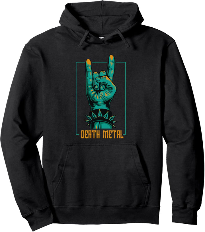 Death Metal Rock N' Roll Goth Genre Kraftvolle Musik Band Pullover Hoodie