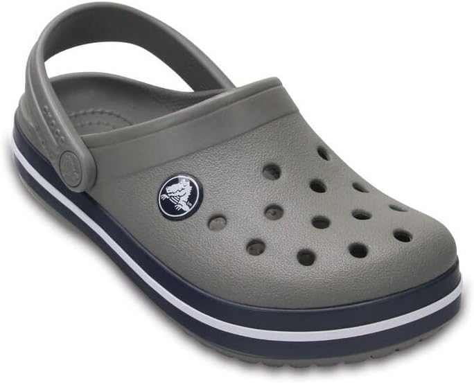 Crocs Crocband Clogs – Unisex Kinder Clogs – Leichtes und langlebiges Design – Navy/Rot – Grösse 20-