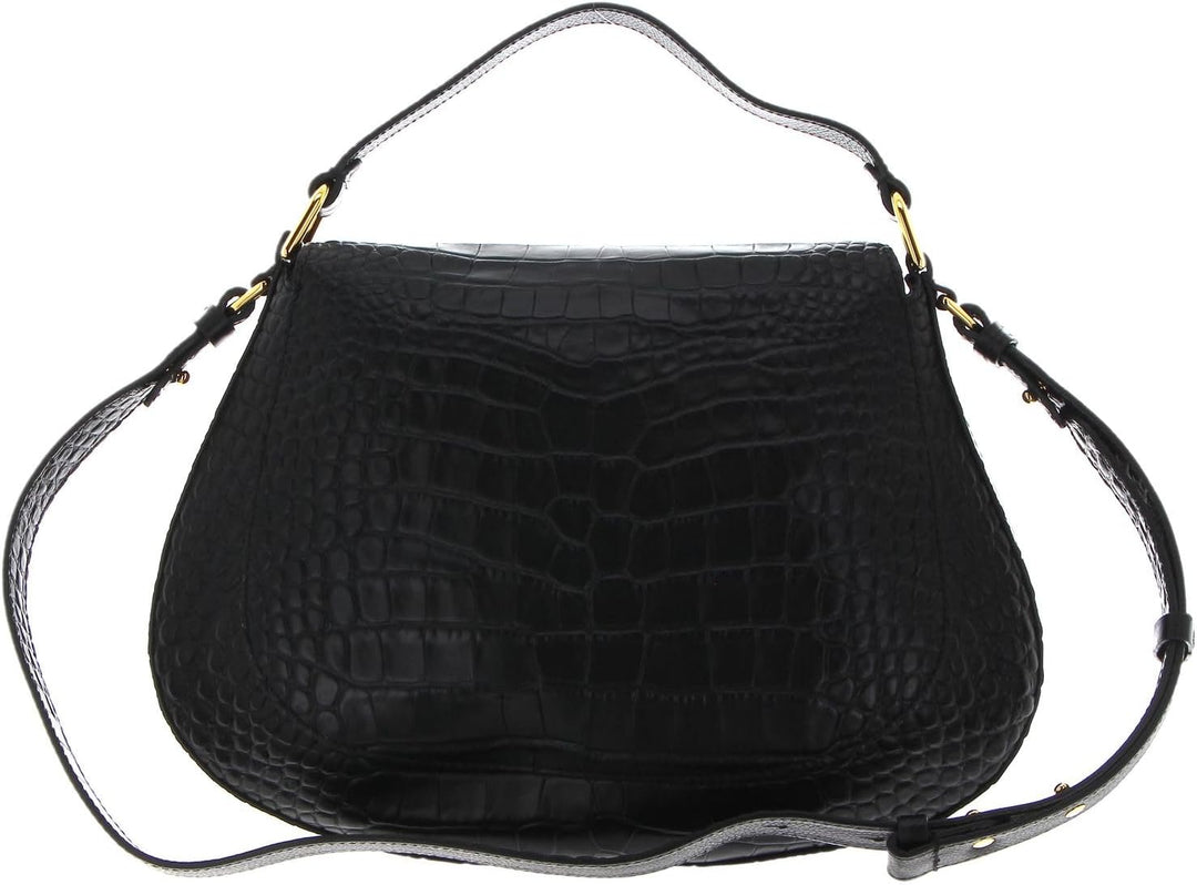 Coccinelle Sole Kroko Soft Handtasche Leder 32.5 cm
