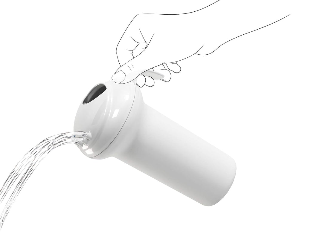 OKBABY Splash - Bade-Spülbecher - für Babys - Kapazität 50 cl - Weiss, Weiss