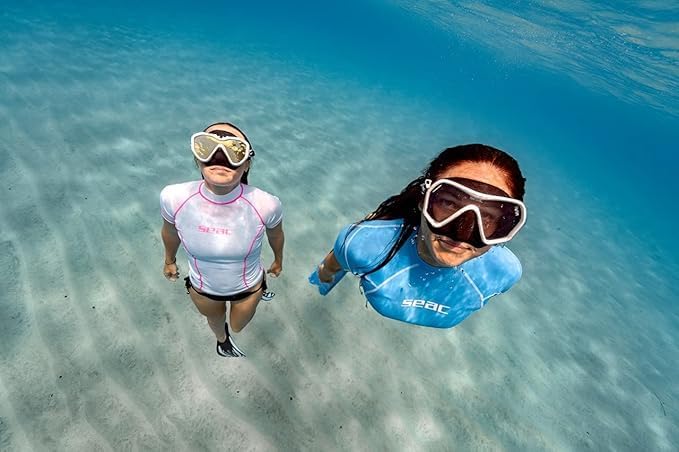 Seac Damen T-Sun Short Lady T-Sun Shorts, Rashguard zum Schwimmen, Surfen, Tauchen, UV-Schutz L Schw