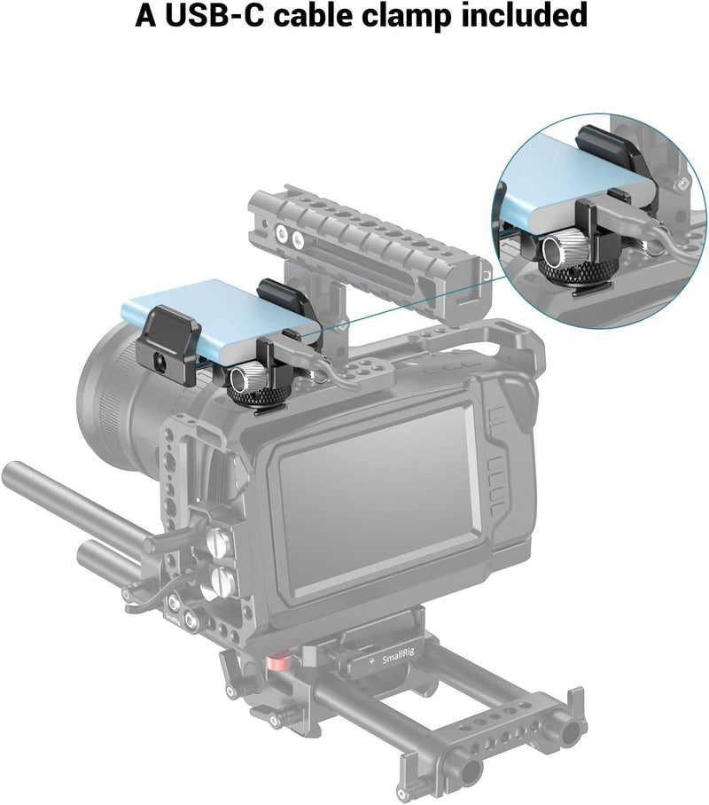 SMALLRIG SSD Mount Bracket SSD Holder für Samsung T5 SSD, SanDisk SSD, SanDisk SSD T5, für SMALLRIG