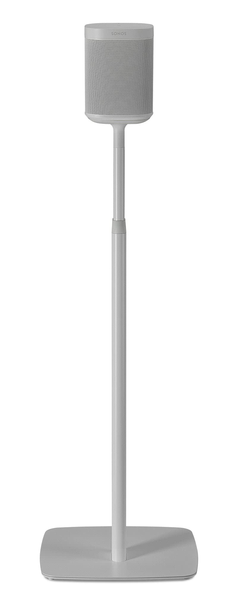 Flexson Verstellbare Bodenständer für Sonos One, One SL und Play:1 - Weiss (Paar) Weiss Single, Weis