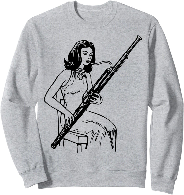 Fagott-Spielerin Sweatshirt