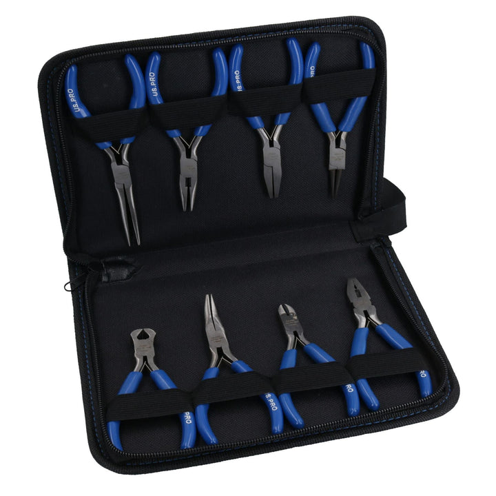 Mini Zangen Handwerk Schmuck machen Fräser lange Nase Sicherungsringe 8 pc