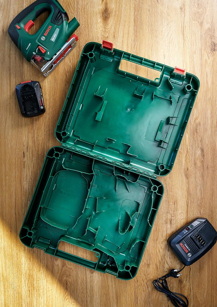 Bosch 1x Aufbewahrungskoffer LSR (für eine sichere Aufbewahrung der PST 18 LI, Gen. II + Akku und La