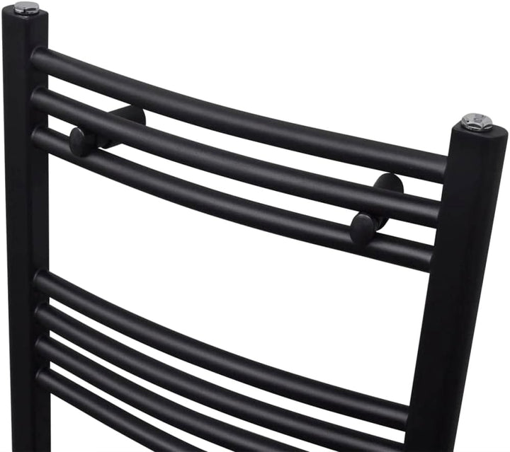 vidaXL Handtuchheizkörper Badheizkörper Handtuchheizer Badheizung 500 x 764 mm 500 x 764 mm Schwarz,