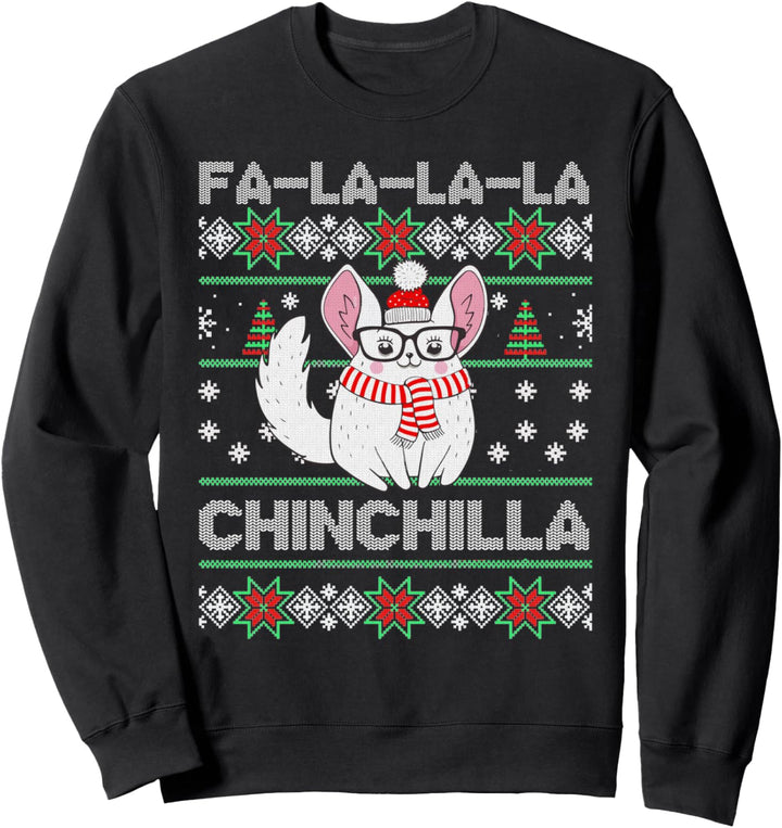 Chinchilla hässlicher Weihnachtspullover Sweatshirt