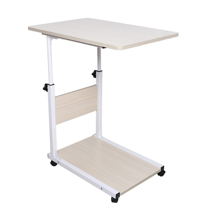 Beistelltisch Tisch mit Rollen Betttisch Höhenverstellbar 55-80 cm Schreibtisch Computertisch Sofati