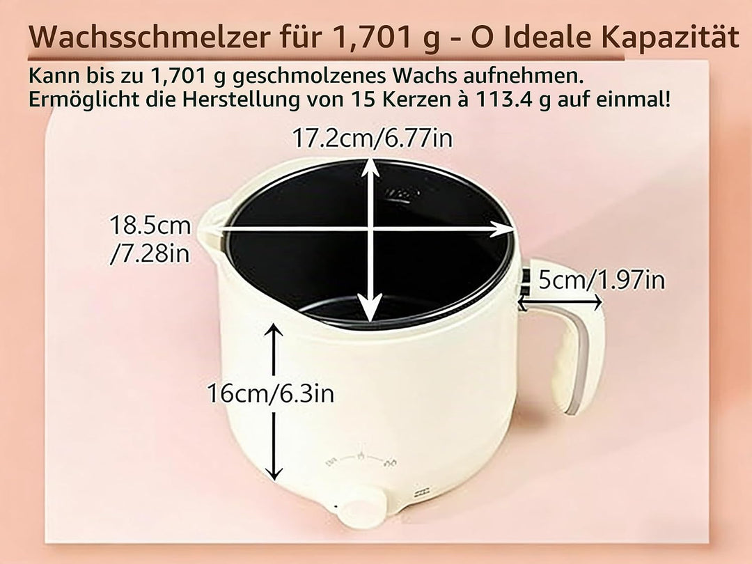 Julwshiper Kerzen Selber Machen Set für Erwachsene, DIY Kerzenherstellung Kit, Duftkerze Geschenke S