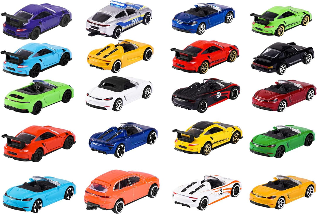 Majorette – Super Chase Center - Parkhaus mit 5 Etagen & Porsche Discovery-Set 20+2 – 22 hochwertige