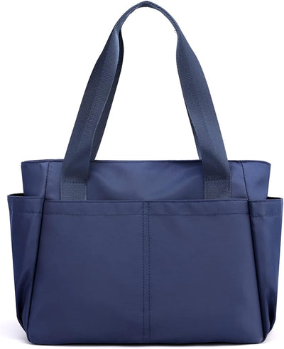 PORRASSO Schultertasche Nylon Handtasche Damen Hobotasche Tote Shopper Henkeltasche für Schule Reise