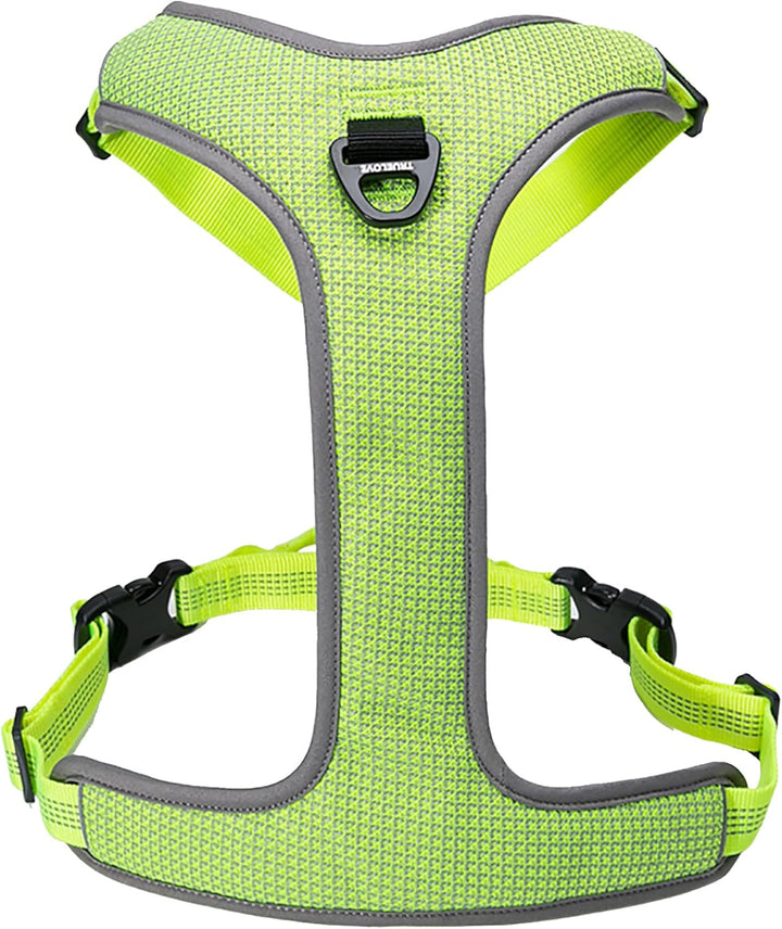 TRUE LOVE Hundegeschirr Outdoor Adventure II Reflektierende Weste mit 2 Leinenbefestigungen passende