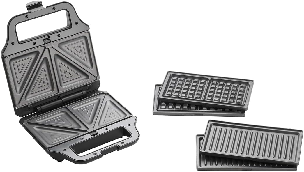 SV3054 Sandwich maker with exchange plates 3in1 700 W
