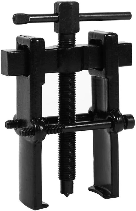 Qiilu Abzieher Werkzeug, Zwei Kiefer Twin Legs Bearing Abzieher Entferner Hand Tool Removal Kit(3in（