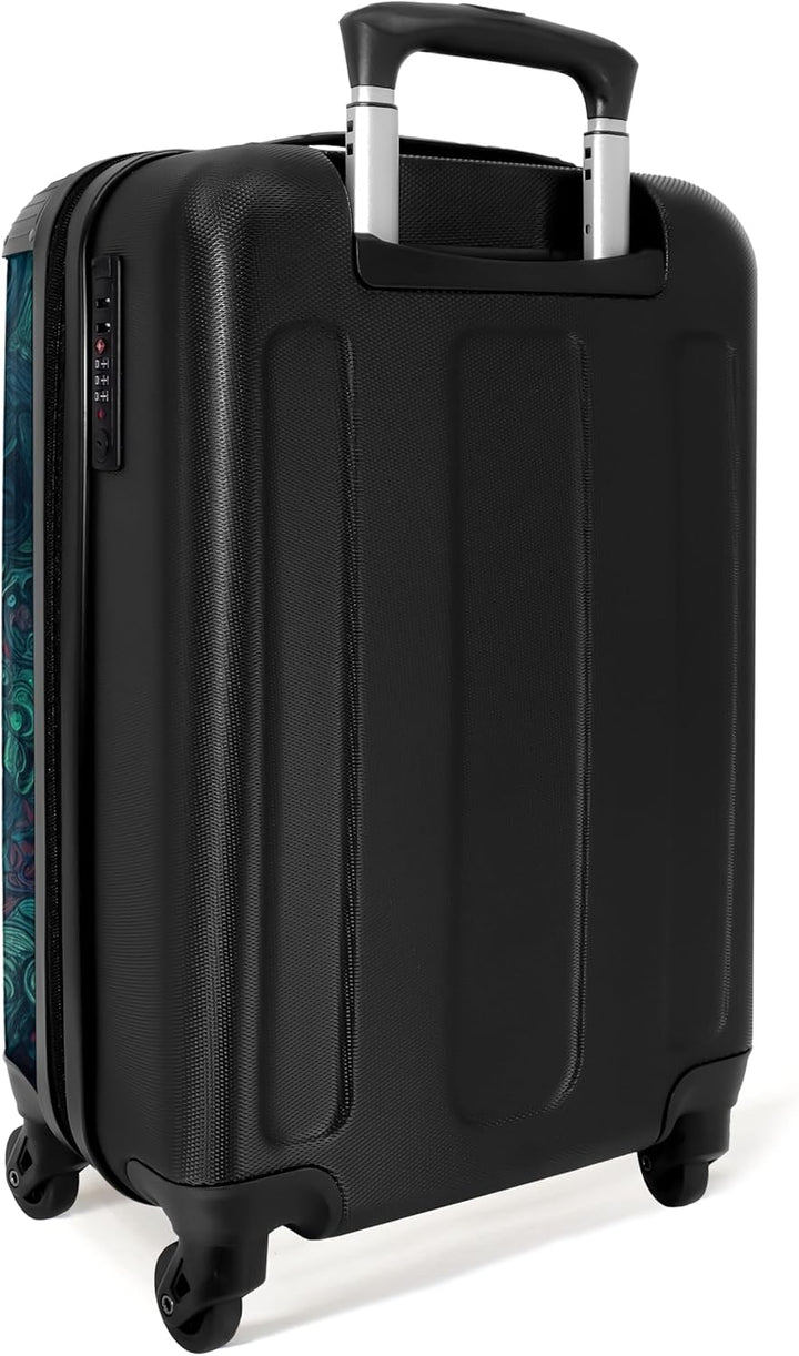 NoBoringSuitcases.com® Handgepäck, Hartschalenkoffer mit TSA Schloss, Trolley, Reisekoffer, Carry on