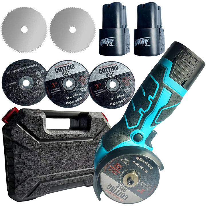 Mini Winkelschleifer,16.8V Akku Mini Flex 28000 rpm/76mm,Professional Mini Akku Winkelschleifer Set