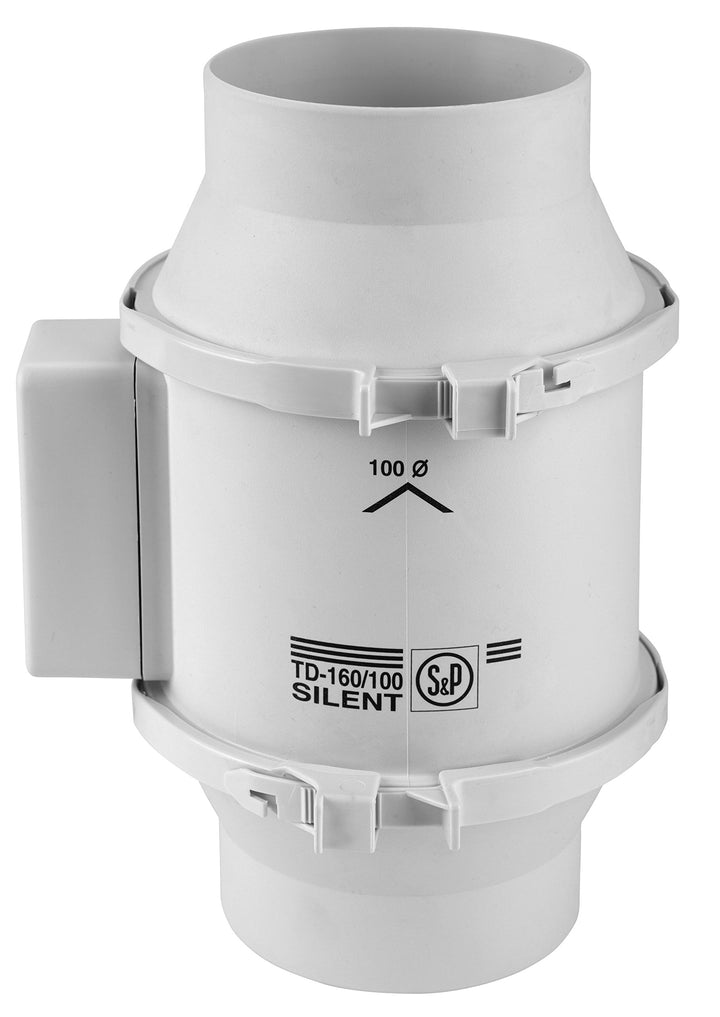 S & P td-mixvent-t – Helical Abzieher td-160/100nt 35 W 2500RPM