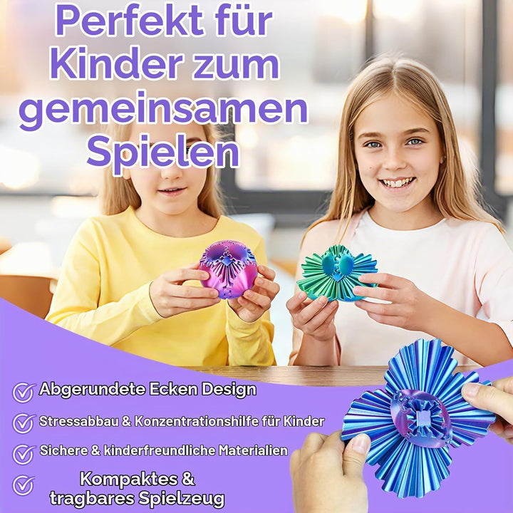 Gear Ball 3D gedrucktes Fidget Spielzeug Drehbare Zahnradkugel Stressabbau Schreibtischspielzeug Erw
