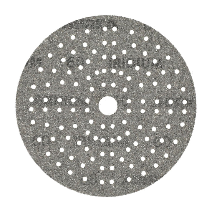 Mirka Iridium Premium-Schleifpapier Ø 150mm Klett 121-Loch, Korn 60, 50 Stk/Zum Schleifen von Lack,