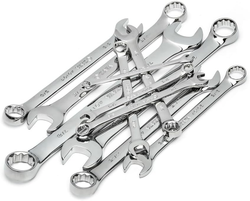 SATA ST09021SJ Ringmaulschlüssel, Gabelringschlüssel, Gabelschlüssel, Schraubenschlüssel Set 1/4"/6,