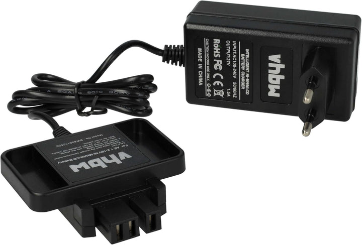 vhbw Ladegerät kompatibel mit AEG MX9.6, PBS 3000, PES 7.2T Werkzeug NI-Cd, NiMH-Akkus