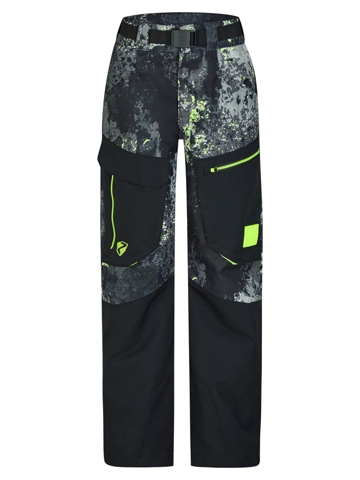 Ziener Jungen Ski-Hose, Schnee-Hose | wasserdicht, Winddicht, warm Akando 128 Galaxy Print, 128 Gala