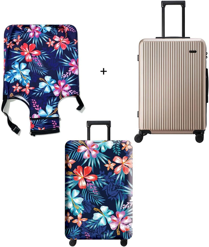 Gepäckabdeckung, waschechter Schutzkoffer-Cover - Reise-elastischer Spandex-Koffer-Protector mit 19