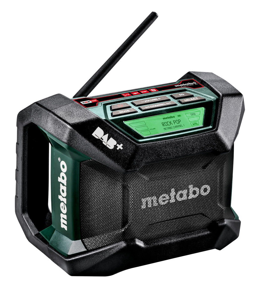 Metabo Akku Baustellenradio R 12-18 (DAB+, Bluetooth, ohne Akku, LCD Display, automatische Sendersuc