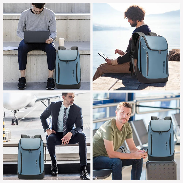 BANGE Business-Smart-Rucksack, wasserdicht, 39,6 cm (15,6 Zoll), Laptop-Rucksack mit USB-Ladeanschlu