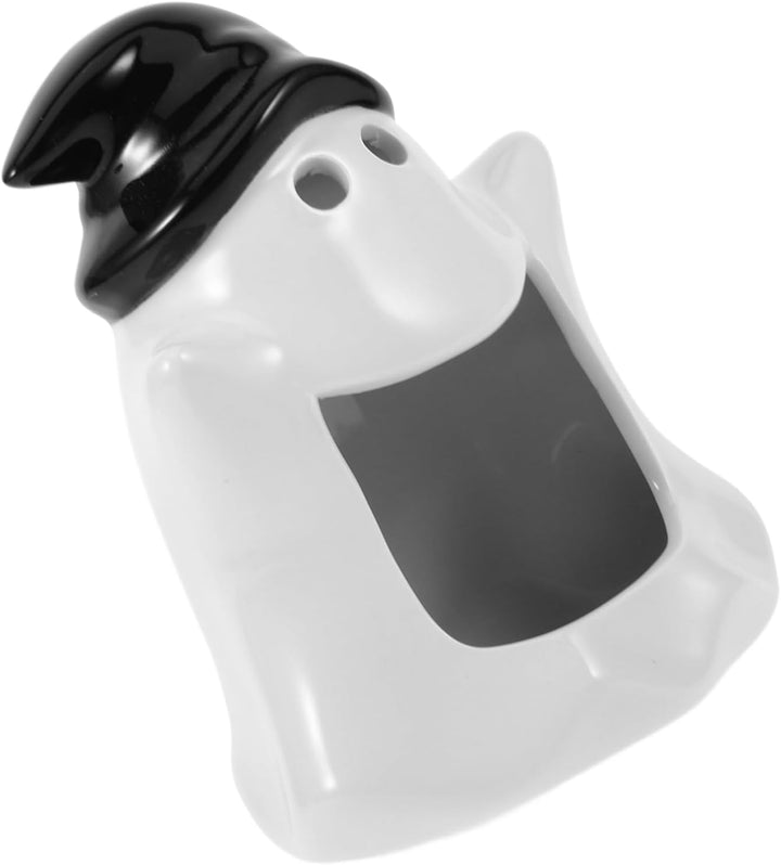 HEMOTON Keramisches Hamster Nest Halloween Geisterform Kühlversteck für Sommer Hamsterhaus für Klein