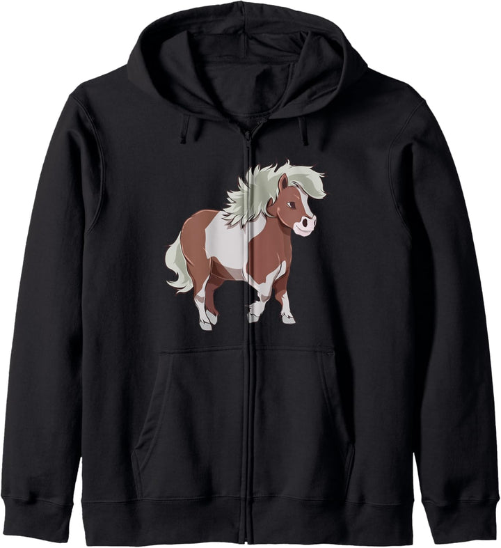 Shetty Geschenk Süsses Shetlandpony Kapuzenjacke