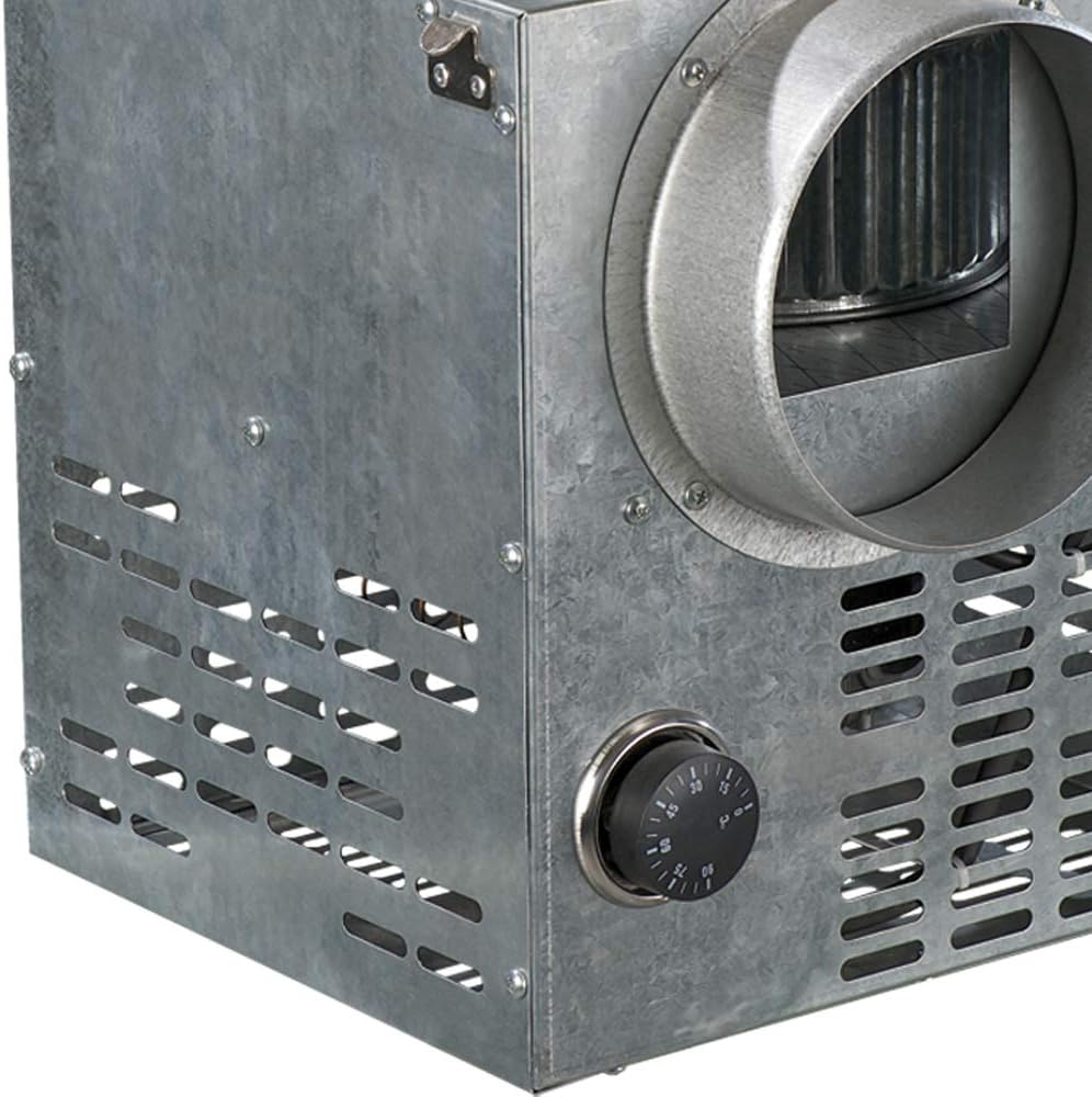 Kaminventilator Dalap FN 150 mit Thermostat, 1-Phasen-Motor & Kugellager