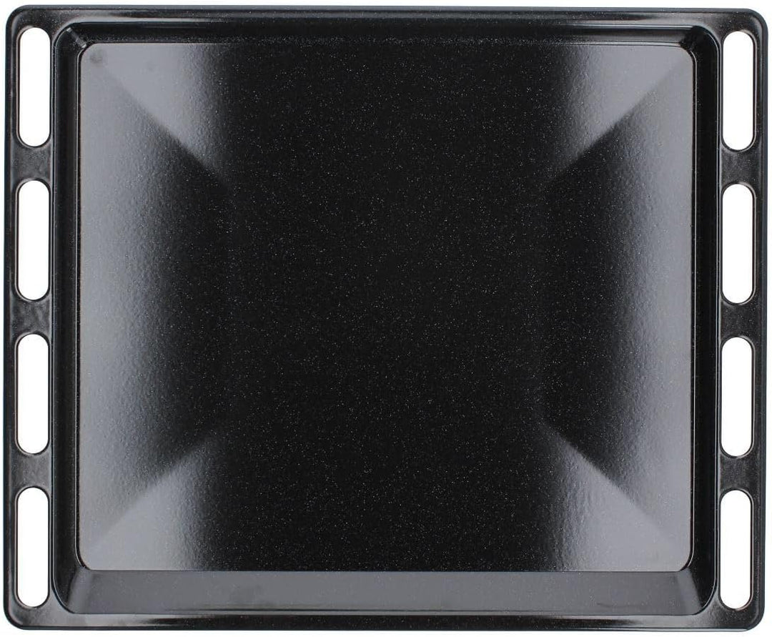 Backblech Kuchenblech Pizzablech Fettpfanne Ofenblech 446x366x24mm emailliert Backofen Herd Ofen Ind