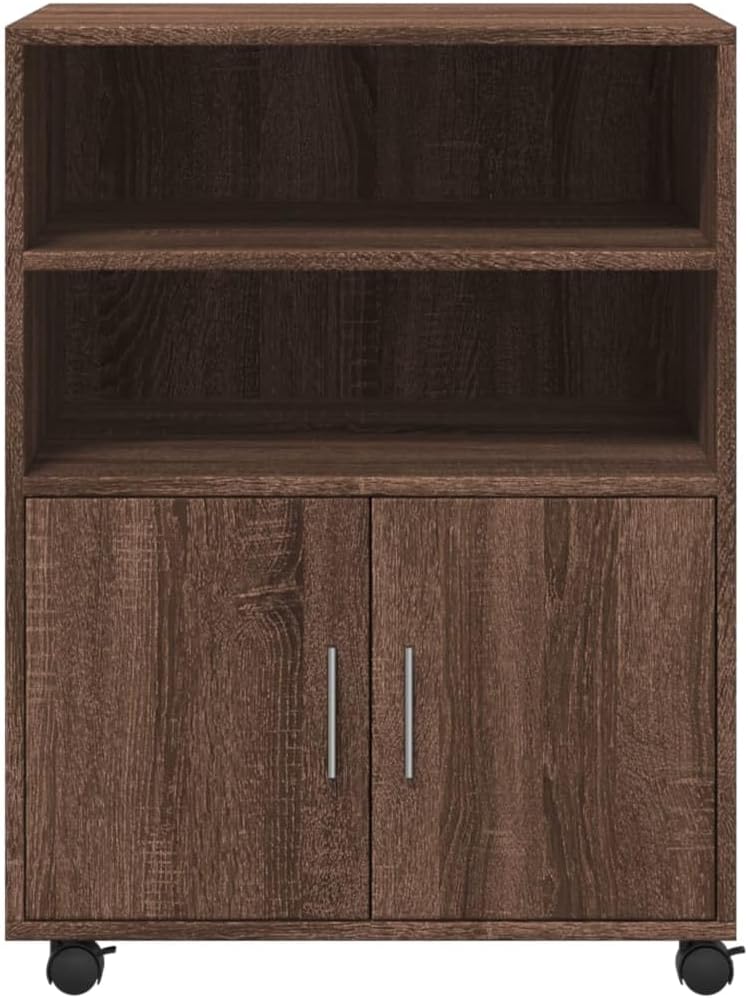 vidaXL Rollschrank, Büroschrank mit Stauraum, Aktenschrank für Wohnzimmer Büro, Bürocontainer Schran