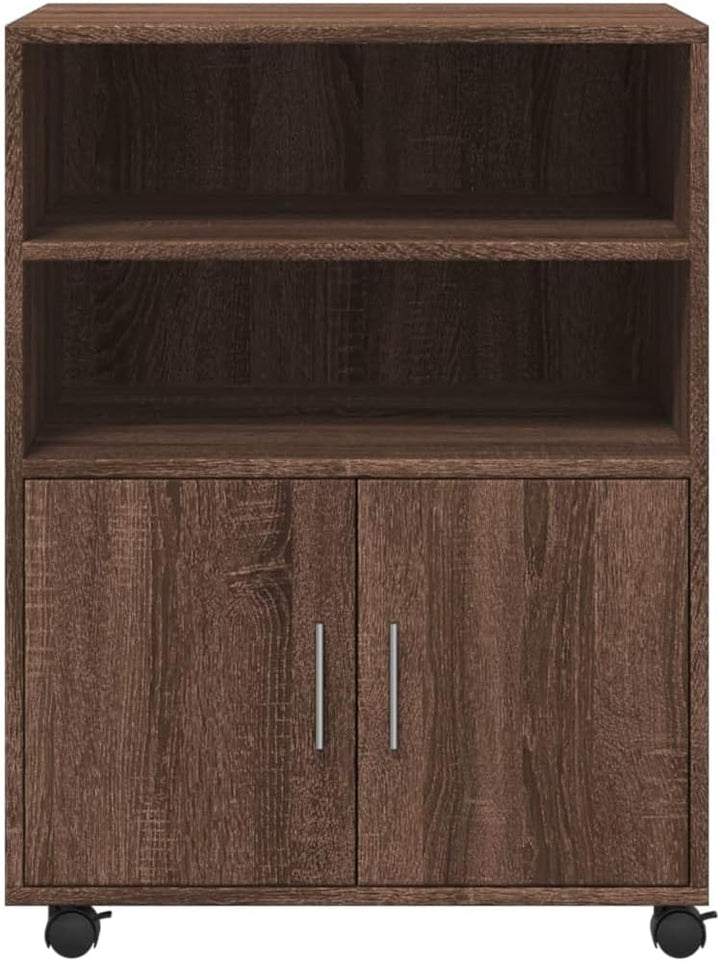 vidaXL Rollschrank, Büroschrank mit Stauraum, Aktenschrank für Wohnzimmer Büro, Bürocontainer Schran