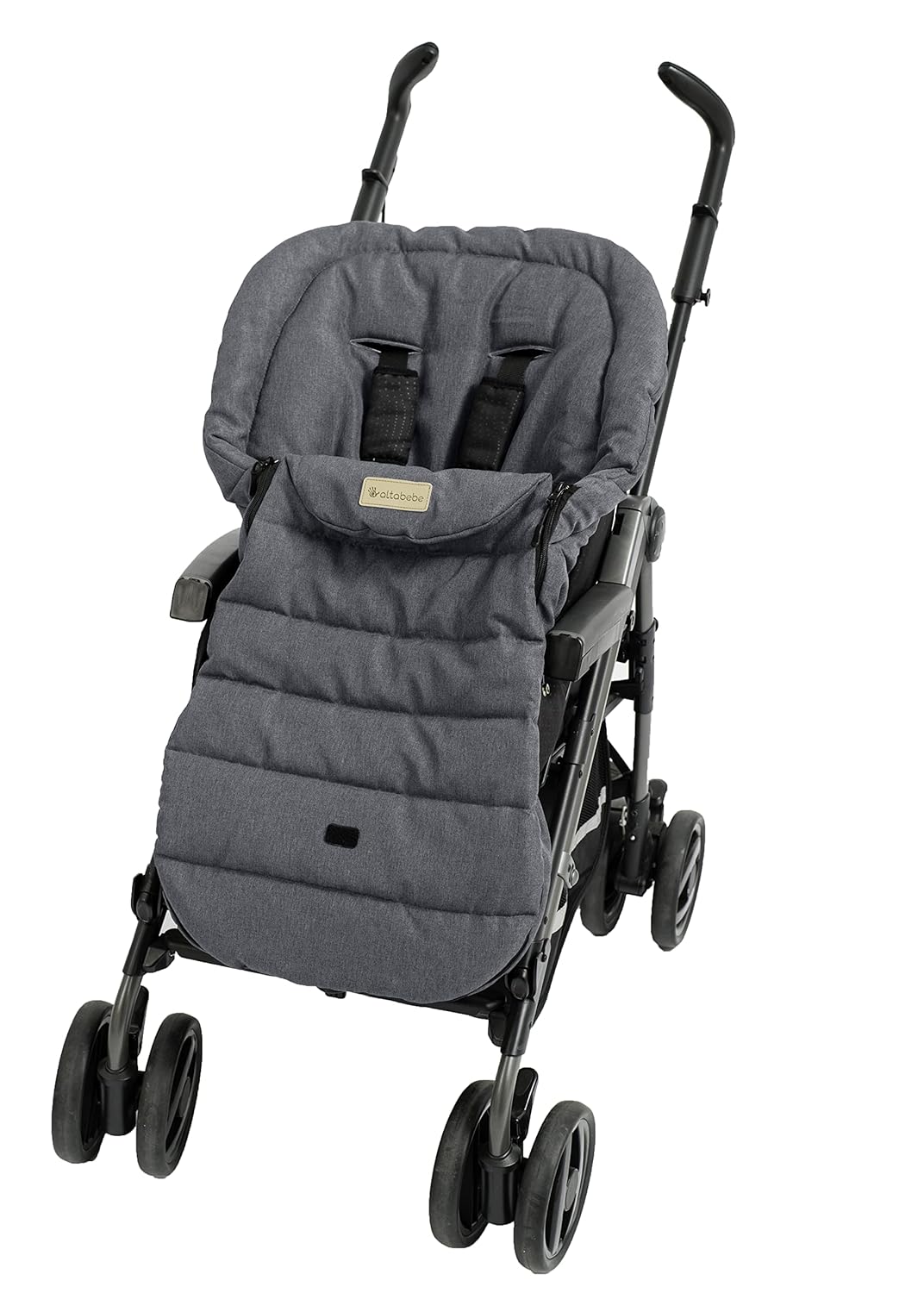 Altabebe AL2450L-33 Übergangsfusssack Lifeline für alle gängigen Kinderwagen Buggys und Jogger, hell