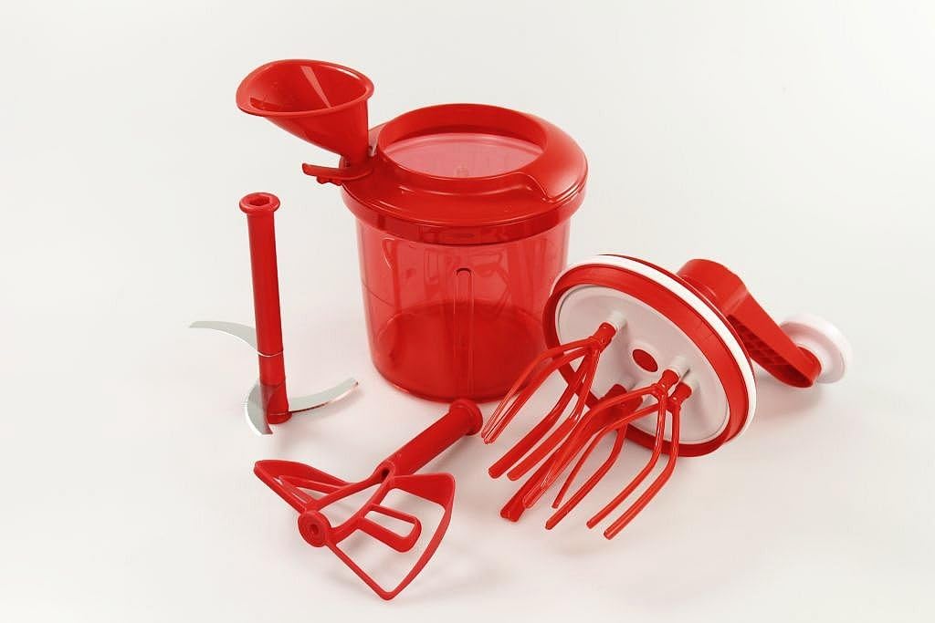 TUPPERWARE Chef ERWEITERUNG Extra-Chef 1,35 L + Speedy-Chef Deckel Rührbesen