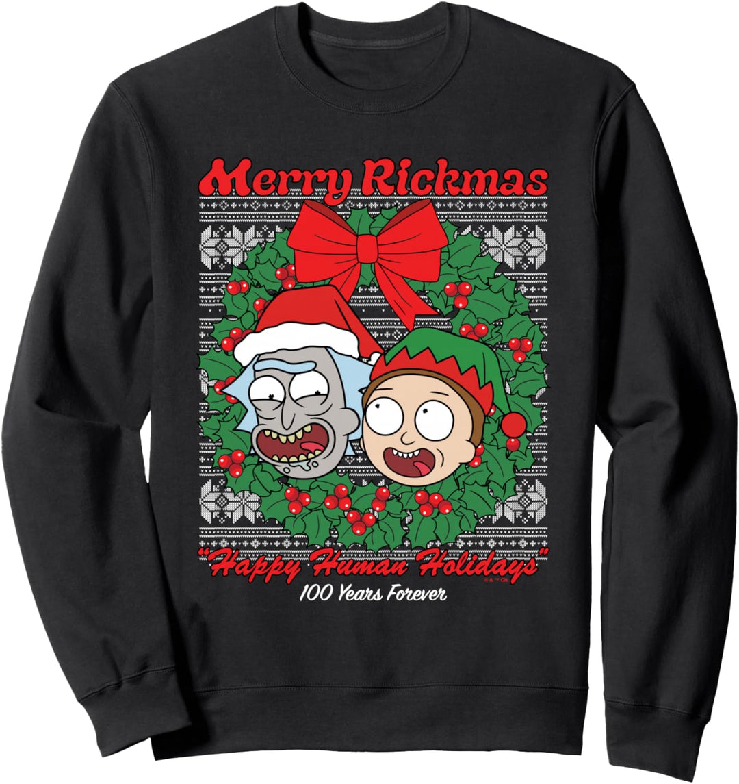 Rick and Morty Merry Rickmas Ugly Christmas Sweatshirt